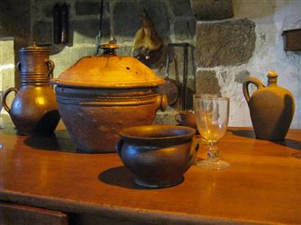 intérieur d'une pièce commune de maître potier