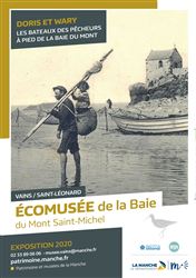 Affiche Exposition Temporaire "Doris et wary, les bateaux des pêcheurs à pied de la baie du Mont Saint-Michel" 