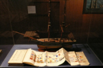 Modèle de bateau de cabotage et Code Reynolds. Photo J.Crépieu.