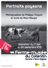 Affiche "Portraits paysans. Photographies de Philippe Truquin et récits de Rémi Mauger"