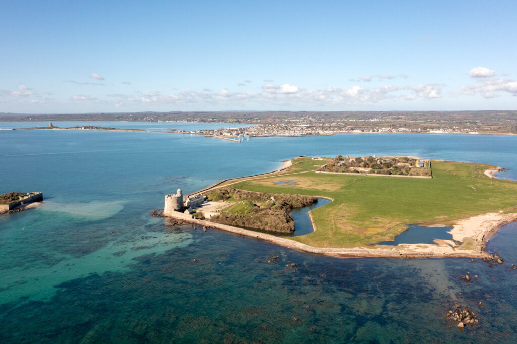 Photographie en drône à Tatihou