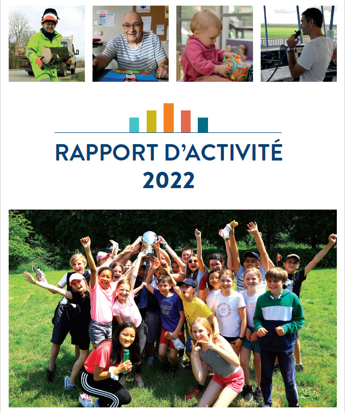 Couverture du rapport d'activités 2022 du Département de la Manche