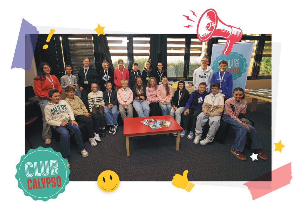 Photographie des membres du comité éditorial du dixième numéro du magazine Calypso