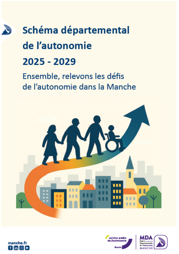 Couverture de la synthèse du schéma départemental de l'autonomie 2025-2029